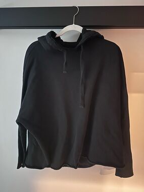 Frank & Eileen Black Hooded Kane Sweatshirt